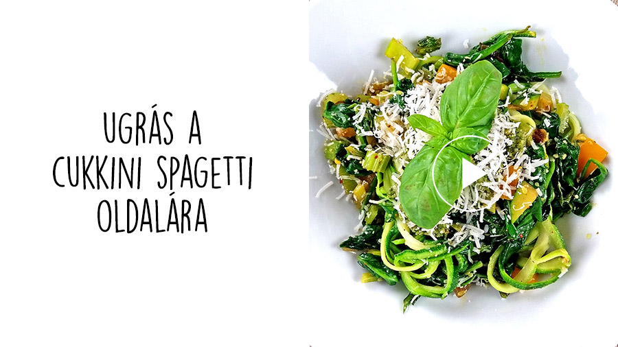 Ugrás a Cukkini spagetti oldalára